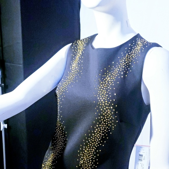 NWT Bisou Bisou Studded Bodycon Dress - Picture 2 of 4